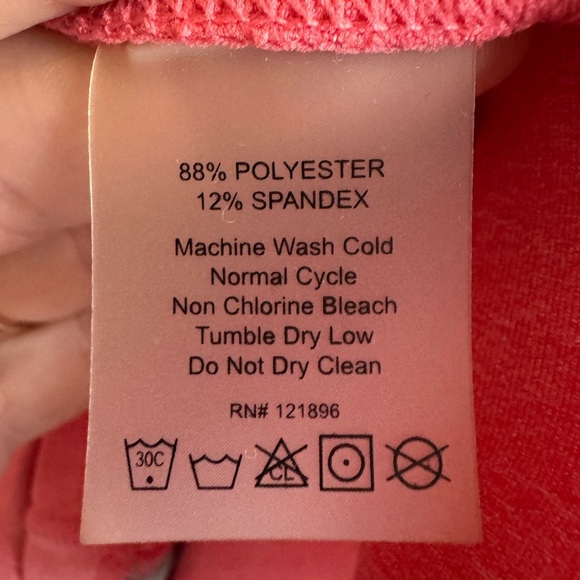 Title Nine Pink Sunbuster 2.0 Full Zip Hoodie Sun Shirt, Size L - Picture 6 of 7